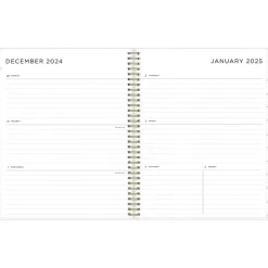 2025 Planners|Blue Sky 2025 Ashley G Marble Purple 8.5" x 11" Weekly & Monthly Planner, Plastic Cover, Multicolor (148249)