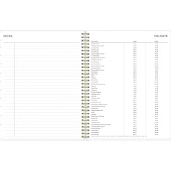 2025 Planners|Blue Sky 2025 Ashley G Marble Purple 8.5