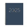 2025 Planners|Blue Sky 2025 Ashlyn Navy 8.5" x 11" Weekly & Monthly Planner, Plastic Cover, Multicolor (143957-25)