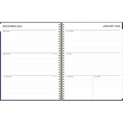 2025 Planners|Blue Sky 2025 Ashlyn Navy 8.5" x 11" Weekly & Monthly Planner, Plastic Cover, Multicolor (143957-25)