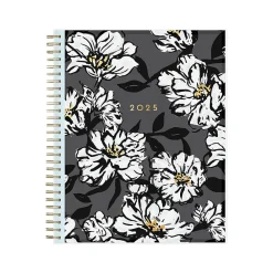 2025 Planners|Blue Sky 2025 Baccara Dark 8" x 10" Monthly Planner, Plastic Cover, Multicolor (110216-25)