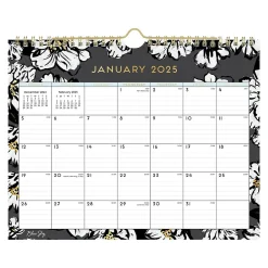 2025 Calendars|Blue Sky 2025 Baccara Dark 11" x 8.75" Monthly Wall Calendar (116052-25)