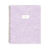 Academic Planners|Blue Sky 2024-2025 Belinda Selene Sienna Lilac 8.5" x 11" Academic Weekly & Monthly Planner, Plastic Cover, Purple/White