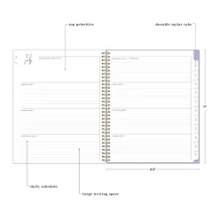 Academic Planners|Blue Sky 2024-2025 Belinda Selene Sienna Lilac 8.5
