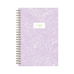 Academic Planners|Blue Sky 2024-2025 Belinda Selene Sienna Lilac 5" x 8" Academic Weekly & Monthly Planner, Plastic Cover, Purple/White
