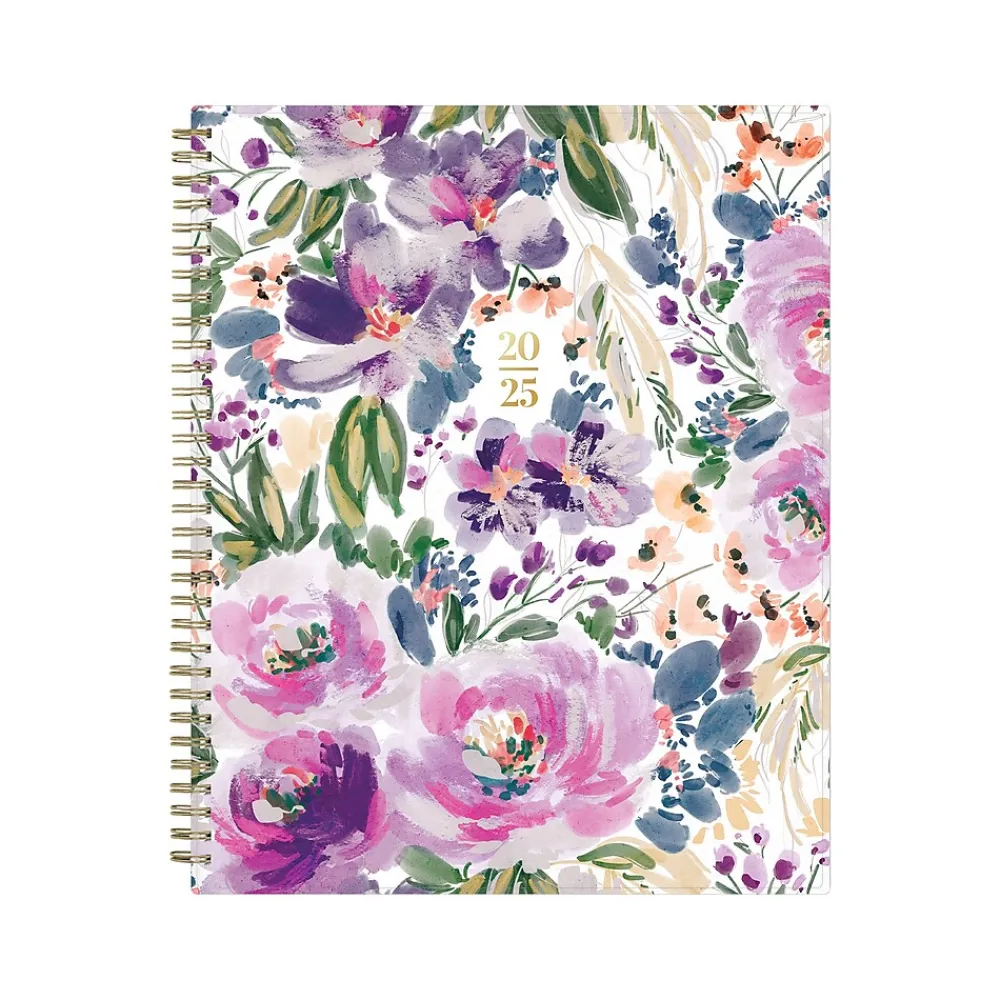 2025 Planners|Blue Sky 2025 Britt Mills Ella Bloom 8.5" x 11" Weekly & Monthly Planner, Plastic Cover, Multicolor (148037)
