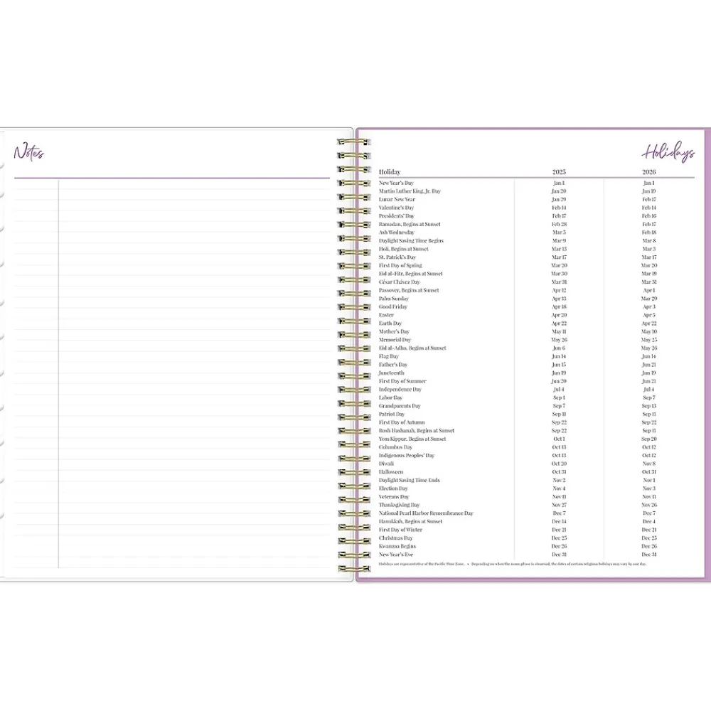 2025 Planners|Blue Sky 2025 Britt Mills Ella Bloom 8.5" x 11" Weekly & Monthly Planner, Plastic Cover, Multicolor (148037)