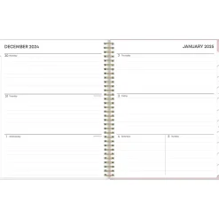 2025 Planners|Blue Sky 2025 Checkerboard 8.5" x 11" Weekly & Monthly Planner, Plastic Cover, Multicolor (152476)