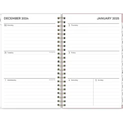2025 Planners|Blue Sky 2025 Checkerboard 5" x 8" Weekly & Monthly Planner, Plastic Cover, Multicolor (152477)