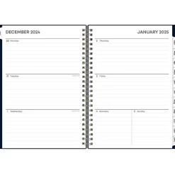 2025 Planners|Blue Sky 2025 Cheeyna 5.88" x 8.63" Weekly & Monthly Planner, Plastic Cover, Navy (147948)