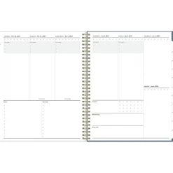2025 Planners|Blue Sky 2025 Cocolie 8.5" x 11" Weekly & Monthly Planner, Plastic Cover, Blue/White (148256)