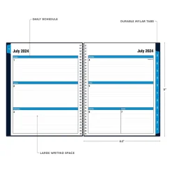 Academic Planners|Blue Sky 2024-2025 Collegiate Navy 8.5