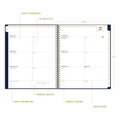 Academic Planners|Blue Sky 2024-2025 Day Designer 8.5