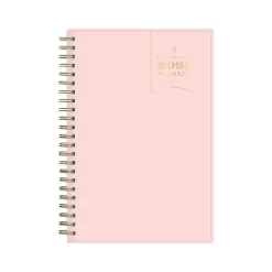 2025 Planners|Blue Sky 2025 Day Designer 5" x 8" Weekly & Monthly Planner, Plastic Cover, Blush (148147)