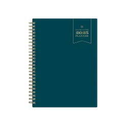 2025 Planners|Blue Sky 2025 Day Designer 5.88" x 8.63" Weekly & Monthly Planner, Plastic Cover, Peacock Blue (152221)