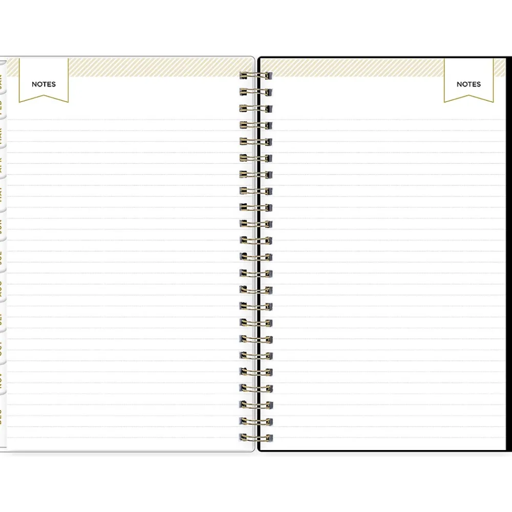 2025 Planners|Blue Sky 2025 Day Designer Austen Black 5" x 8" Weekly & Monthly Planner, Plastic Cover, Multicolor (148131)