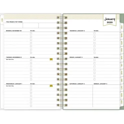 2025 Planners|Blue Sky 2025 Day Designer Felicity 3.63" x 6.13" Weekly & Monthly Planner, Plastic Cover, Multicolor (152223)