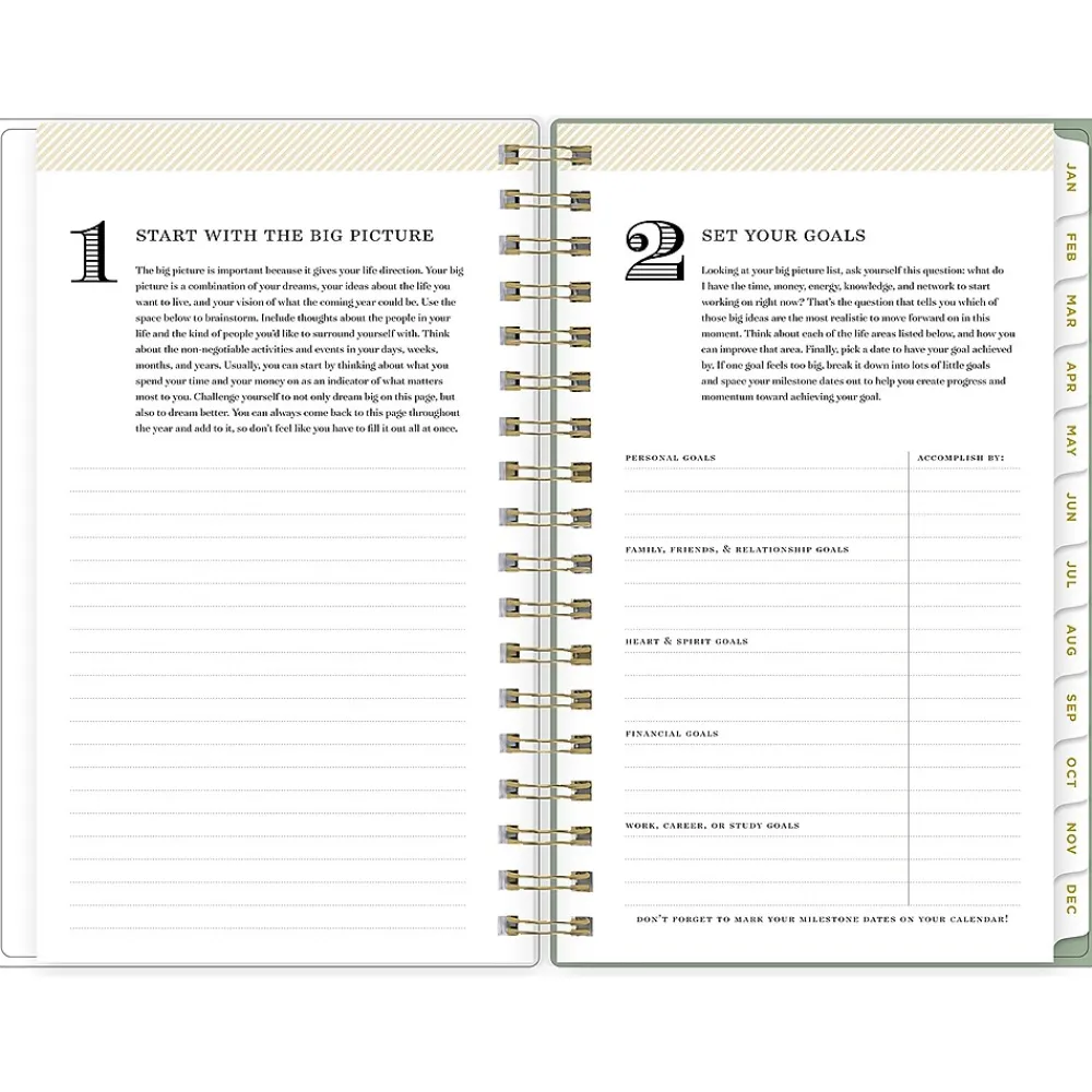 2025 Planners|Blue Sky 2025 Day Designer Felicity 3.63" x 6.13" Weekly & Monthly Planner, Plastic Cover, Multicolor (152223)