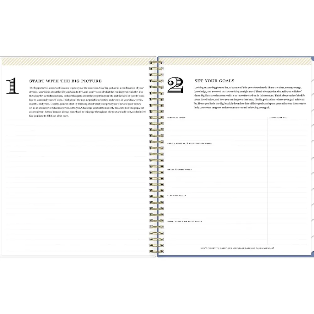 Academic Planners|Blue Sky 2024-2025 Day Designer Flutter 8.5" x 11" Academic Weekly & Monthly Planner, Plastic Cover, Multicolor (136685-A25)