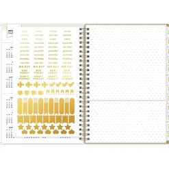 2025 Planners|Blue Sky 2025 Day Designer Gold Spotty 5.88