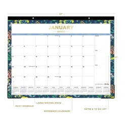 2025 Calendars|Blue Sky 2025 Day Designer Meadow 22" x 17" Monthly Desk Pad Calendar (148689-25)