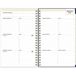 2025 Planners|Blue Sky 2025 Day Designer Meadow 5" x 8" Weekly & Monthly Planner, Plastic Cover, Multicolor (147224-25)