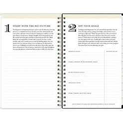 Academic Planners|Blue Sky 2024-2025 Day Designer Painted Leopard Gray 5