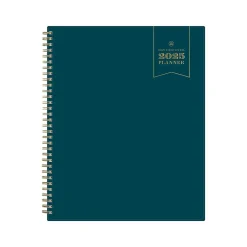 2025 Planners|Blue Sky 2025 Day Designer Peacock 8.5" x 11" Weekly & Monthly Planner, Plastic Cover, Blue (143889-25)