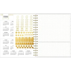 Academic Planners|Blue Sky 2024-2025 Day Designer Rugby Stripe 8