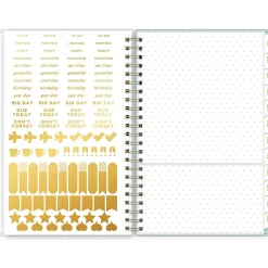Academic Planners|Blue Sky 2024-2025 Day Designer Secret Garden Mint 5
