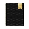 2025 Planners|Blue Sky 2025 Day Designer Swiss Dot 8.5" x 11" Weekly Planner, Plastic Cover, Black/Gold (148134)
