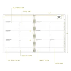 2025 Planners|Blue Sky 2025 Day Designer Tile 8.5