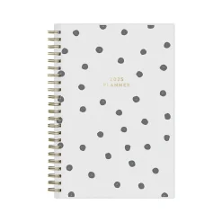 2025 Planners|Blue Sky 2025 Deelie 5" x 8" Weekly & Monthly Planner, Plastic Cover, Gray (152250)