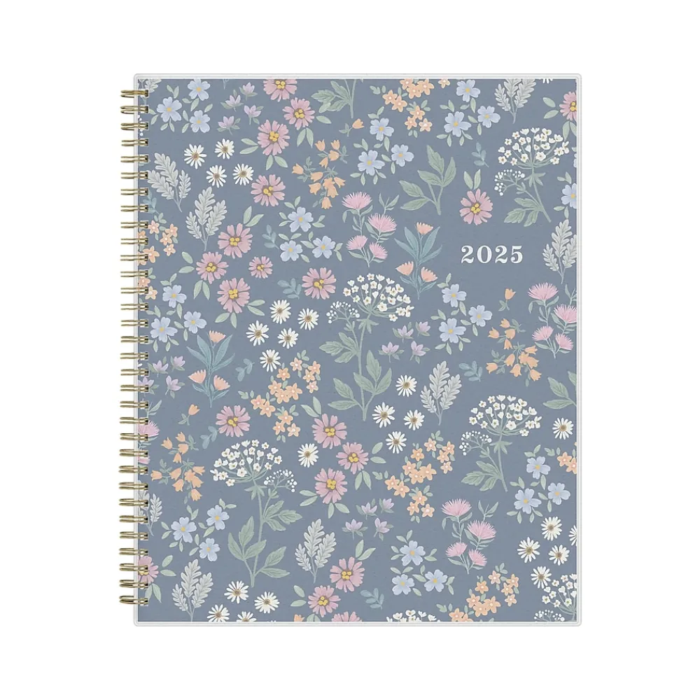 2025 Planners|Blue Sky 2025 Dellania 8.5" x 11" Weekly & Monthly Planner, Plastic Cover, Multicolor (148212)