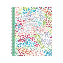 Academic Planners|Blue Sky 2024-2025 Ditsy Dapple Light 8.5" x 11" Academic Weekly & Monthly Teacher Planner, Plastic Cover, Multicolor