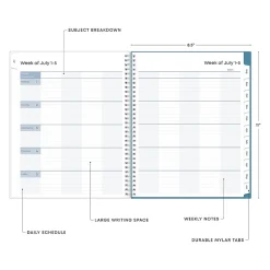 Academic Planners|Blue Sky 2024-2025 Ditsy Dapple Light 8.5