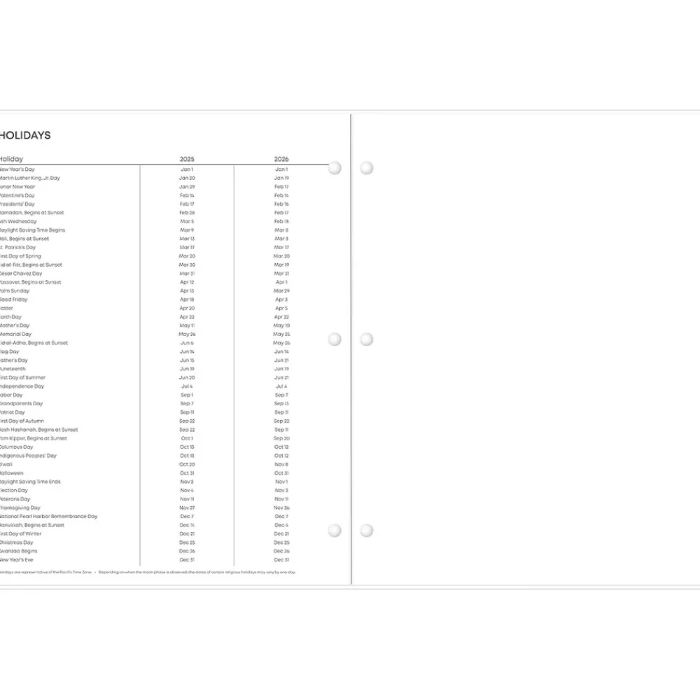 2025 Planners|Blue Sky 2025 Effine 8.5" x 11" Monthly Planner, Plastic Cover, Green (147940)