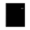 2025 Planners|Blue Sky 2025 Enterprise 8.5" x 11" Weekly & Monthly Appointment Book, Plastic Cover, Black (111289-25)