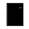 2025 Planners|Blue Sky 2025 Enterprise 5.88" x 8.63" Weekly & Monthly Planner, Plastic Cover, Black (131793-25)