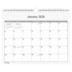 2025 Calendars|Blue Sky 2025 Enterprise 15" x 12" Monthly Wall Calendar, White/Gray (111292-25)