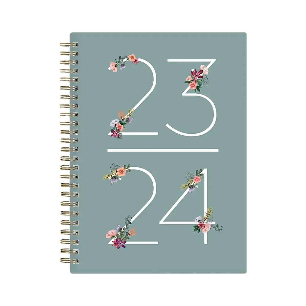 Academic Planners|Blue Sky 2023-2024 Greta 6.44" x 8.88" Academic Weekly & Monthly Planner, Multicolor (142332)