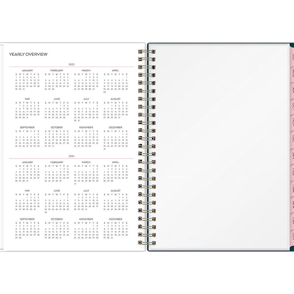 Academic Planners|Blue Sky 2023-2024 Greta 6.44" x 8.88" Academic Weekly & Monthly Planner, Multicolor (142332)