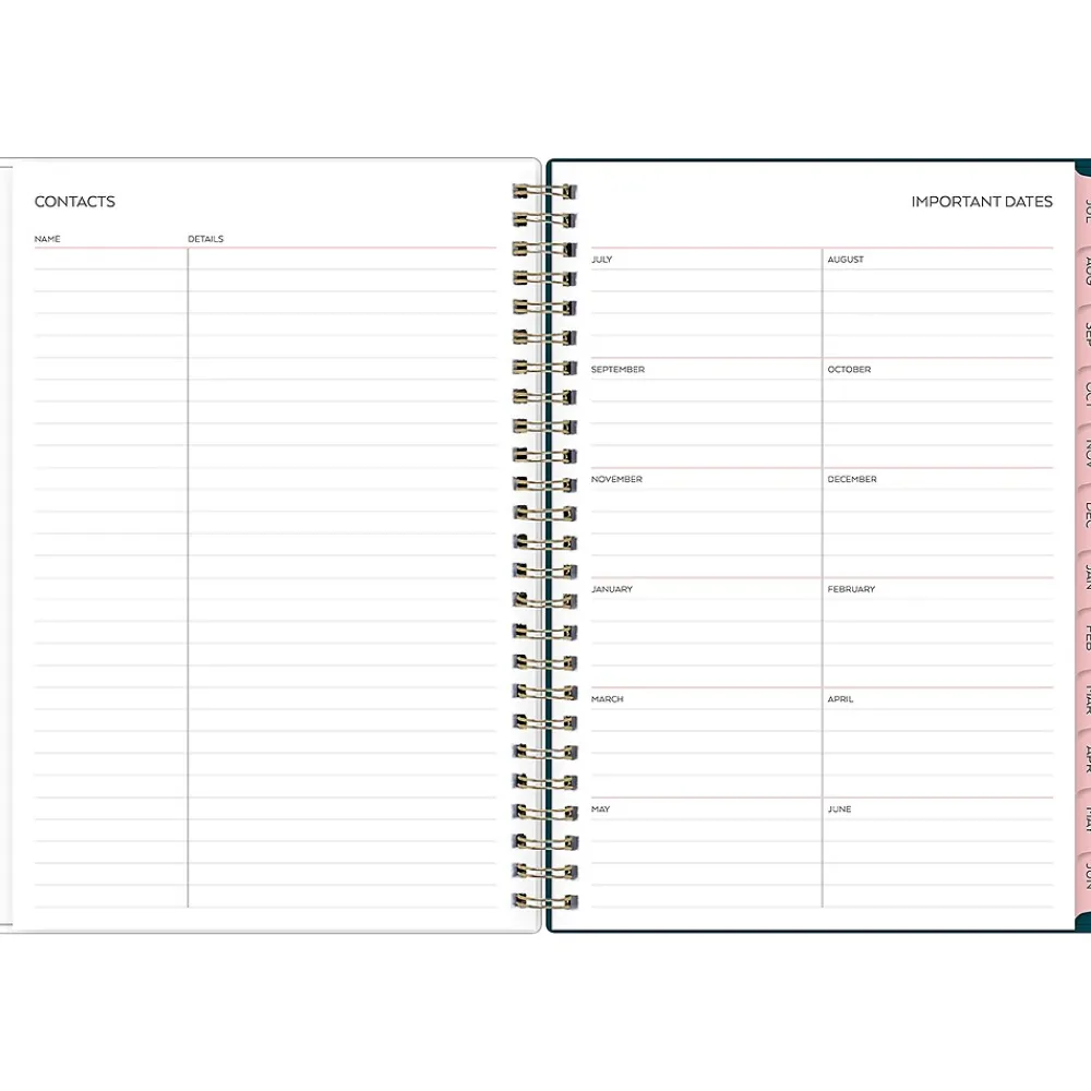 Academic Planners|Blue Sky 2023-2024 Greta 6.44" x 8.88" Academic Weekly & Monthly Planner, Multicolor (142332)