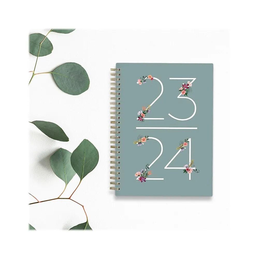 Academic Planners|Blue Sky 2023-2024 Greta 6.44" x 8.88" Academic Weekly & Monthly Planner, Multicolor (142332)