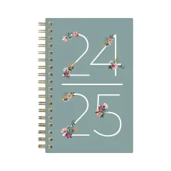 Academic Planners|Blue Sky 2024-2025 Greta 3.63" x 6.13" Academic Weekly & Monthly Planner, Plastic Cover, Multicolor (146841)