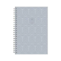 2025 Planners|Blue Sky 2025 inkWELL Press Chevy Fog 5" x 8" Weekly & Monthly Planner, Plastic Cover, Gray/White (152186)