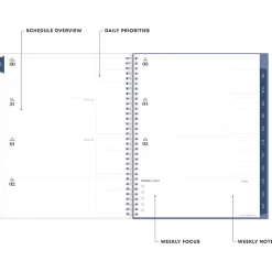2025 Planners|Blue Sky 2025 inkWELL Press Twilight Blooms 8.5