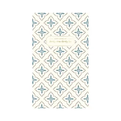 Academic Planners|Blue Sky 2024-2026 Ivory Paper Co Daviana 3.63" x 6.13" Academic Monthly Planner, Cream/Blue (146890)