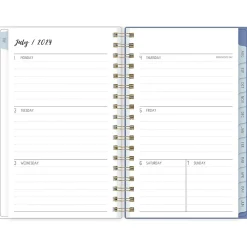 Academic Planners|Blue Sky 2024-2026 Ivory Paper Co Julieanne 3.63" x 6.13" Academic Weekly & Monthly Planner, Plastic Cover, Multicolor