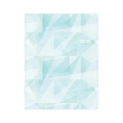 Academic Planners|Blue Sky 2024-2025 Jett 8.5" x 11" Academic Monthly Planner, Plastic Cover, Blue/Green (146858)